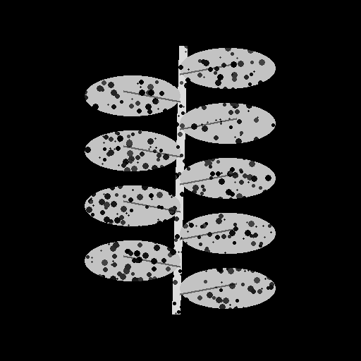 Botanical Sprig — Rough brush tip shape