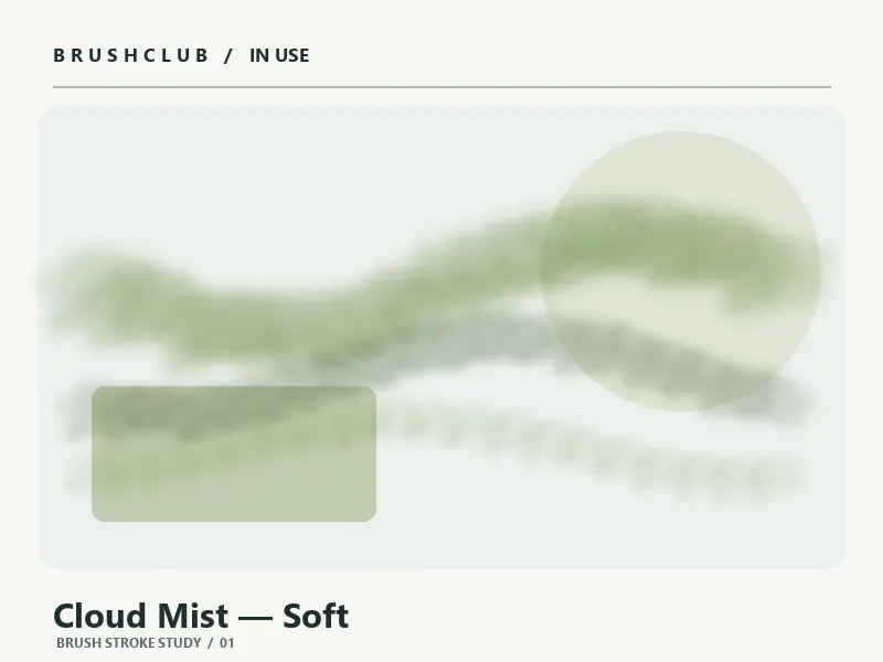 Cloud Mist — Soft brush usage example 1