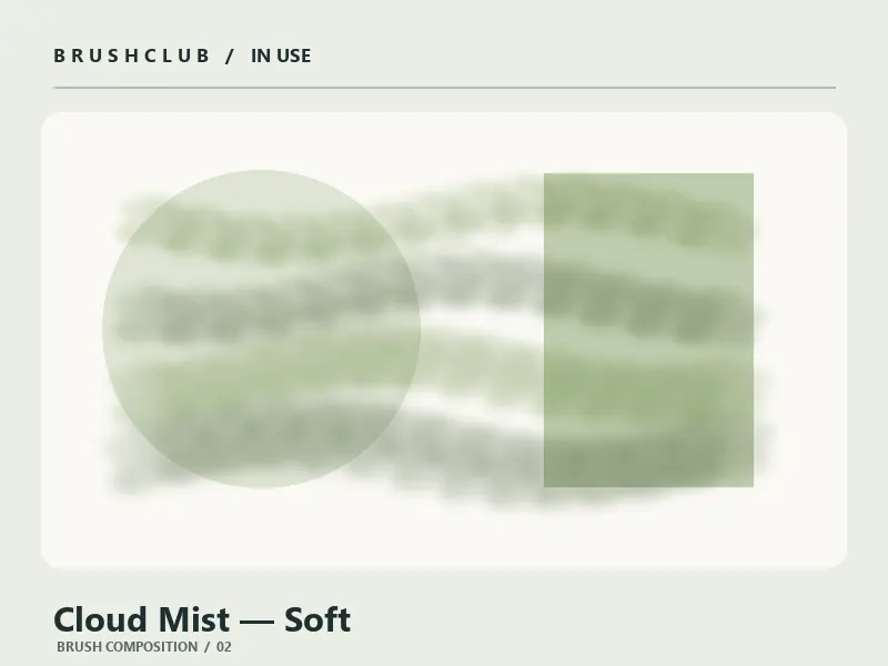 Cloud Mist — Soft brush usage example 2