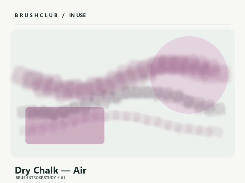 Dry Chalk — Air brush usage example 1