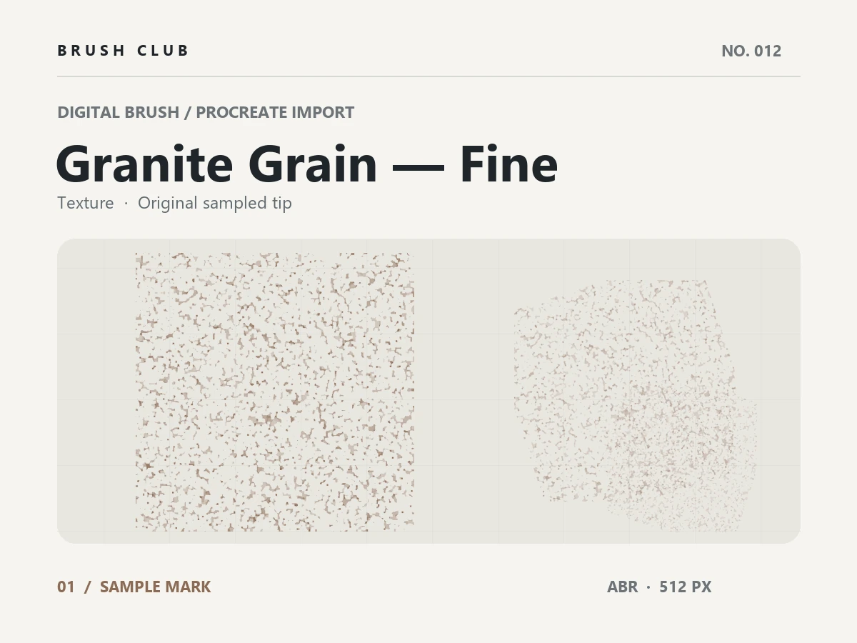 Granite Grain — Fine brush preview