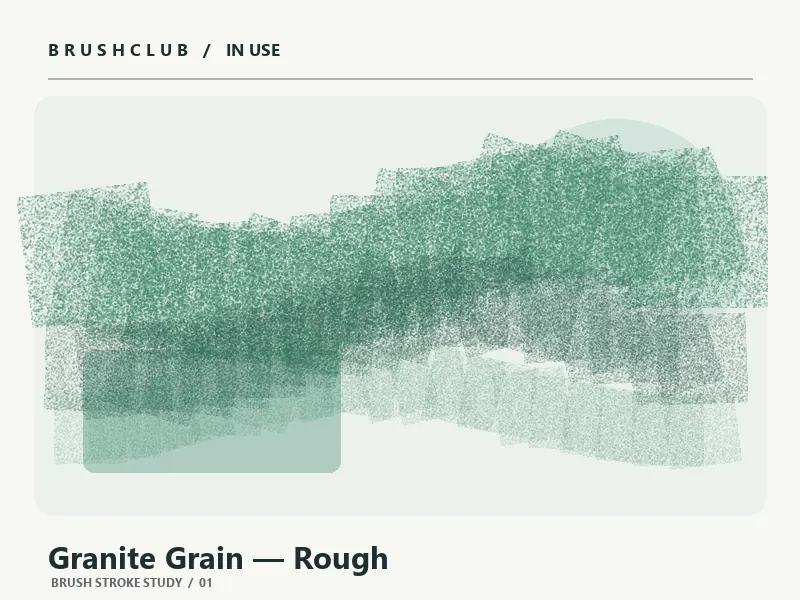Granite Grain — Rough brush usage example 1