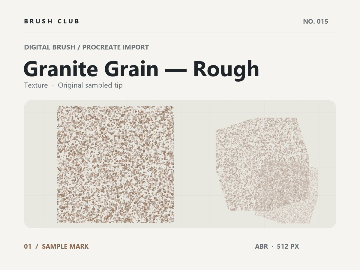 Granite Grain — Rough brush preview