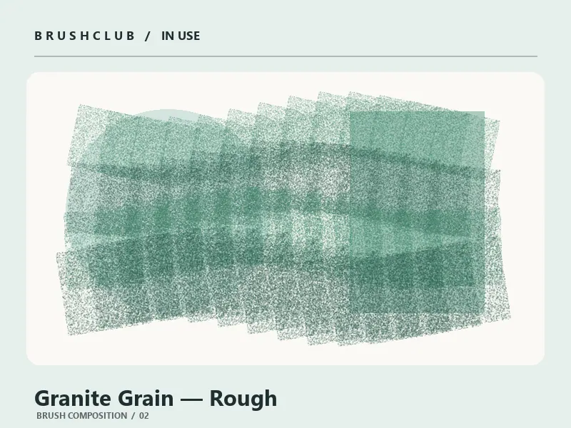 Granite Grain — Rough brush usage example 2