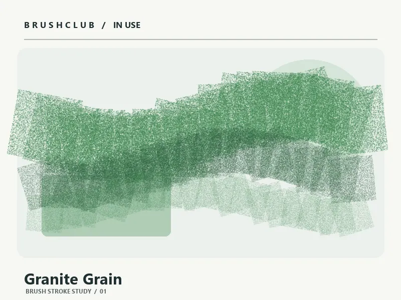Granite Grain brush stroke example