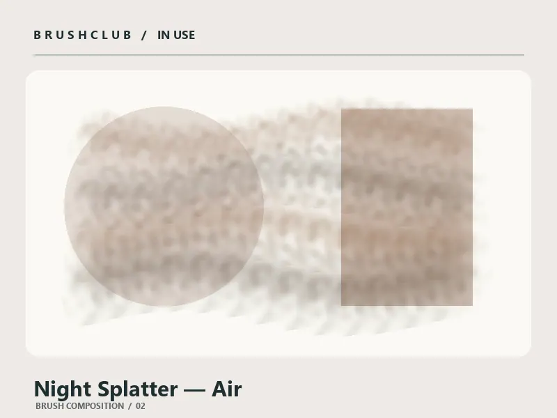 Night Splatter — Air brush usage example 2