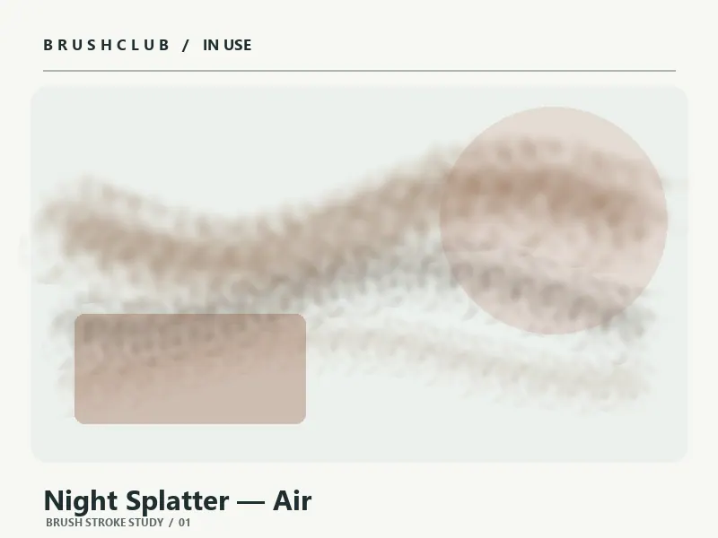 Night Splatter — Air brush usage example 1