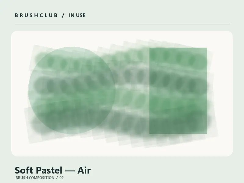 Soft Pastel — Air brush usage example 2