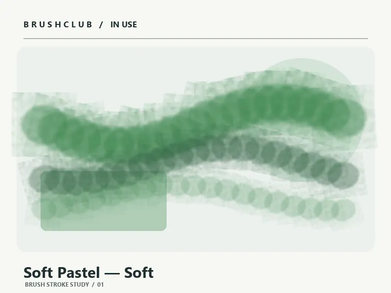 Soft Pastel — Soft brush usage example 1