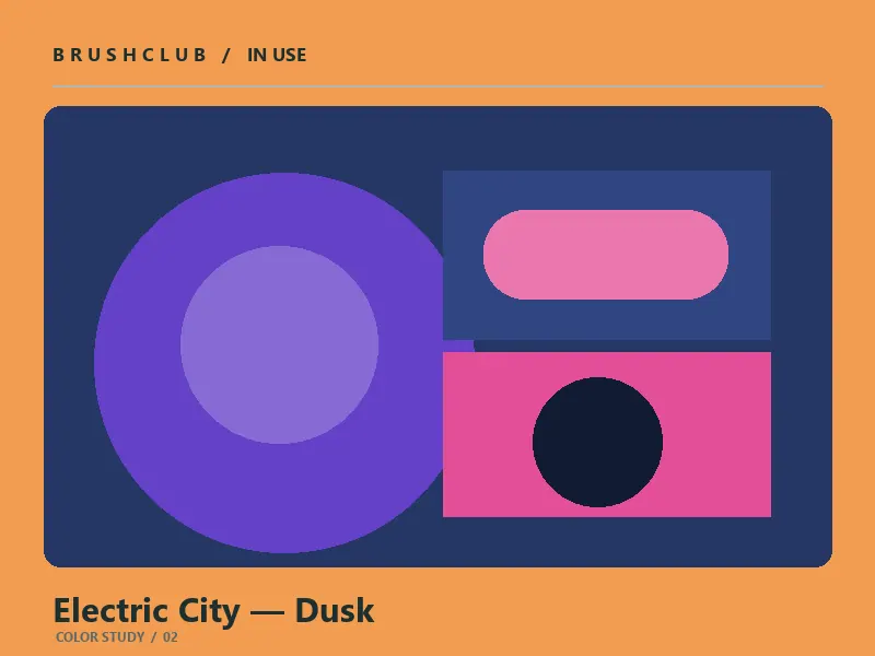 Electric City — Dusk color palette usage example 2