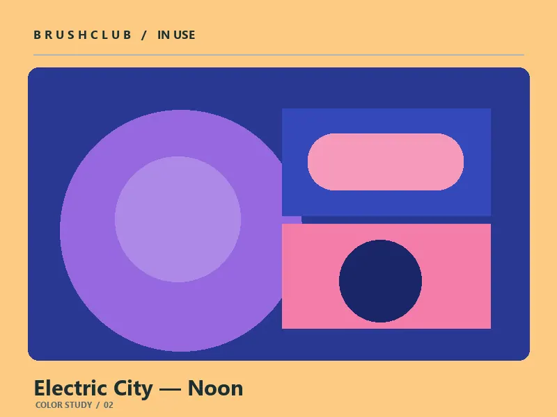 Electric City — Noon color palette usage example 2