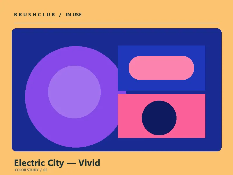 Electric City — Vivid color palette usage example 2