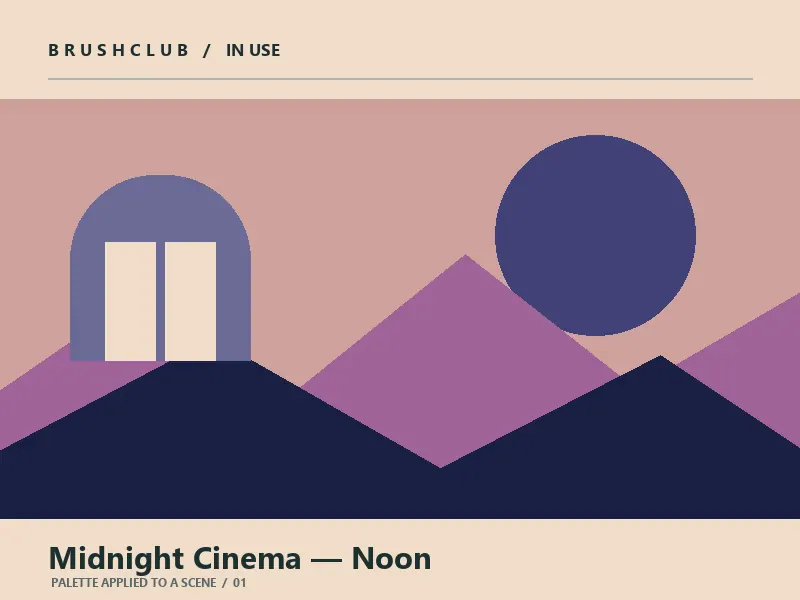 Midnight Cinema — Noon palette in use